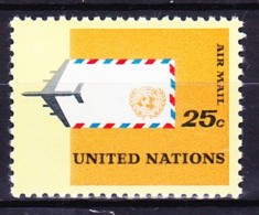 NATIONS UNIES (New York) POSTE AERIENNE 1963-69 YT N° PA 14 ** - Poste Aérienne