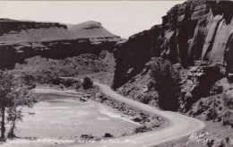 Red Grade A Y P Highway Below Dubois Wyoming Real Photo - Altri & Non Classificati