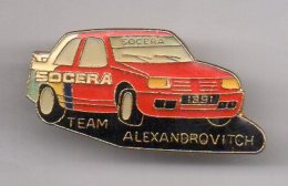 RARE PIN'S 309 GTI SOCERA TEAM  ALEXANDROVITCH 1991 - FERRIER FRANCE Pour SPC - Rally