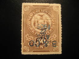 NEW YORK 1905 Stock Transfer Tax 50 Cents. Revenue Fiscal Tax Postage Due Official USA - Steuermarken