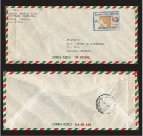B)1996 MEXICO, MEXICO EXPORTA HONEY, AIR MAIL,  CIRCULATED COVER FROM  COSALA TO CULIACAN,  INTERNAL USAGE, XF - 2010-2019