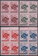 Germany Occupation Of Serbia - Serbien 1941 Mi#54-57 I Vbl (block Of Four) Mint Never Hinged - Besetzungen 1938-45