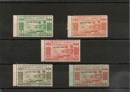 NOUVELLES HEBRIDES TAXE Année 1938 N°Y/T : 11/15** Côte : 80 € - Portomarken