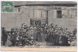 COMBLES - Cérémonie En L'honneur De La Centenaire - Février 1908 - Combles