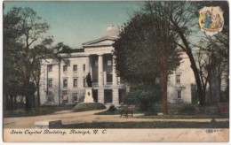State Capitol Building, Raleigh, NC, Early 1900s Postcard [17057] - Raleigh