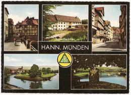 Hann Münden - Mehrbildkarte 3   Jugendherberge - Hannoversch Muenden