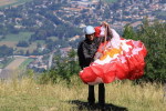 12A -061  @  Parachute,  Parachutting Fallschirm Paracaidismo   ( Postal Stationery, -Articles Postaux -Postsache F - Parachutisme