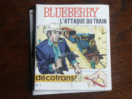 BLUEBERRY  DECO TRANSFERT L'ATTAQUE DU TRAIN - Blueberry