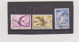 TURQUIE   1959  Poste Aérienne  Y.T. N° 39  à  46  Incomplet   Oblitéré - Poste Aérienne