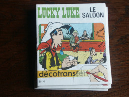 LUCKY LUKE  DECO TRANSFERT N° 4 LUCKY LUKE LE SALOON - Lucky Luke