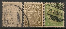 Timbres - Luxembourg - 1907-1919  - Lot De 3 Timbres - - 1907-24 Wapenschild