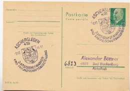 WAPPEN Aschersleben 1971 Auf DDR P 75  Postkarte - Covers