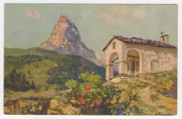Valais        Blatten Prés Zermatt Et Le Cervin      Chapelle - Blatten