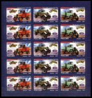 SALE!!! RUSSIA RUSIA RUSSIE RUSSLAND 2007 The First Russian Lorries Sheet MiNr 1437-1439Zd CV=15€ ** - Full Sheets