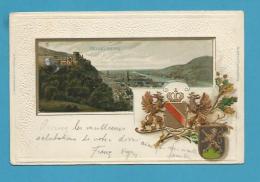 CPA LITHO Gaufrée Embossed Gruss Vom HEIDELBERG Allemagne - Sonstige & Ohne Zuordnung