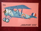 Nieuport XVII , 1913 - French Airplane - 1979 - Estonia USSR - Unused - 1914-1918: 1. Weltkrieg