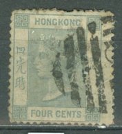 HONG KONG 1863-77: SG 9 / YT 9, O - FREE SHIPPING ABOVE 10 EURO - Used Stamps