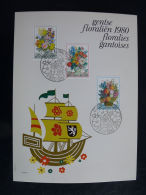 Gentse Floraliën 1980  - Zegels 1966/8 - Cartas Commemorativas - Emisiones Comunes [HK]