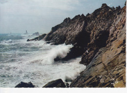 PLOGOFF (29-Finistère), Vue Générale De La Pointe Du Raz, Tempête, Ed. Jos 1966 - Plogoff