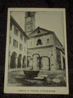 Cpa Suisse (Tessin) - Chiesa E Piazza D'Intragna - TBE - Intragna