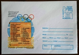 ROUMANIE Jeux Olympiques ATLANTA 96. Entier Postal Neuf. (2) - Zomer 1996: Atlanta
