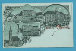 CPA LITHO Multivues Gruss Aus CHEMNITZ Allemagne - Other & Unclassified