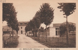 69 BRIGNAIS (rhône)  -      Avenue De La Gare     PAS COURANT - Brignais