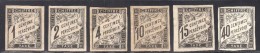 Colonies Française N° 1/2/4/6/7/10  Neuf Sans Gomme  TB - Postage Due