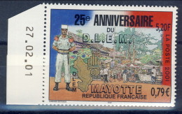 Mayotte 2001 N. 103 F. 5,20 MNH Coin Date Catalogo € 3,20 - Autres & Non Classés