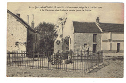 77 Jouy Le Chatel Monument 3/7/1921 - Sonstige & Ohne Zuordnung