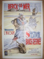 Affiche GHYS Bruno Festival BD Berck-sur-Mer 2014 (L'Arbre Qui Voulait Voir La Mer - Plakate & Offsets