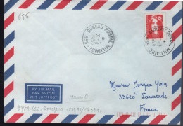 Lettre Poste Aux Armées BPM  655 (Saréjevo Bosnie)  2 -3 1996  " Cachet Manuel - Military Postmarks From 1900 (out Of Wars Periods)