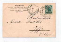 Pc  SALONICH Nacht JAFFA 1903 - Oriente Austriaco