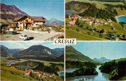 SUISSE CRESUZ LE VIEUX CHALET CARTE MULTIVUES - Crésuz