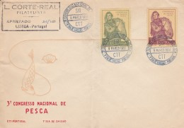 3ème Congresso Nacional De Pesca. PORTUGAL.  8 Jan 1952 - Cartas & Documentos