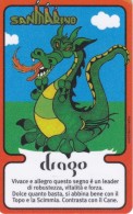 DUMMY - TARJETA DE SAN MARINO DEL HOROSCOPO DEL DRAGON SIN CHIP (RARA) - Saint-Marin