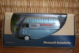 Modèle Réduit Métal + Fiche Technique - RENAULT ESTAFETTE - Eligor - 1/43 - Publicité Butagaz - Eligor