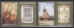 Roumanie 2015 - Eglise 2v.avec Vignettes Neufs** - Unused Stamps