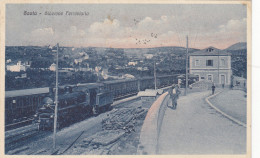Gaeta-latina-stazione Ferroviaria-treno-viagg.1925 - Stations With Trains
