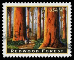 Etats-Unis / United States (Scott No.4378 - Red Wood Forest) (o) TB / VF - Andere & Zonder Classificatie