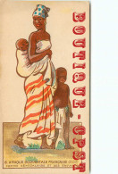 CHROMO SIROP GADUASE à DECOUPER - FEMME SENEGALAISE Avec Ses ENFANTS - AFRIQUE < DOS DETAIL Sur Le PAYS - Other & Unclassified