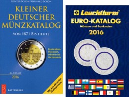 2016 Schön Kleiner Deutschland+Leuchturm EURO-Münzkatalog Neu 27€ Coin D 3.Reich Saar Memel Danzig SBZ DDR AM BRD EUROPA - Boeken & Software