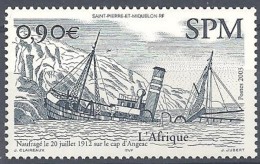 2003  Saint Pierre Et Miquelon N° 806  Nf**  . L'Afrique . - Unused Stamps