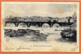 PONT DU CHATEAU  (cpa 63)   Pont Du Château  - Le Pont Sur L'allier - - Pont Du Chateau