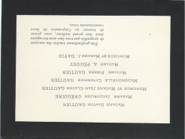 Faire-part De Remerciement + 150 Cartes De Visites De Condoléances + Liste Des Présents /1946   CDV4 - Overlijden