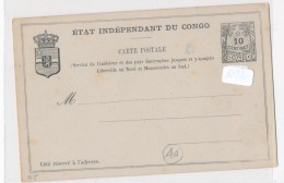 Philatélie -B1984 - Etat Indépendant Du Congo (Ex Congo Belge)  - Entier Postal-Envoi Gratuit - Stamped Stationery