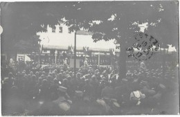 152è Régiment D'infanterie  Carte Photo Remise De La Fourragère Poincaré Joffre Foch - Weltkrieg 1914-18