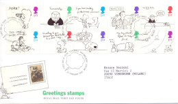 Great Britain FdC 1996 Cartoons 10 Val. NEW PRICE - 2011-2020 Dezimalausgaben