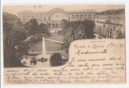 Italie - Italia - Italy - Piemonte - Ricordo Di Torino Stazione Centrale 1899 Cachet Avant 1900 Marcophilie - Stazione Porta Nuova