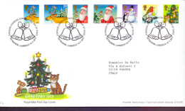 Great Britain 2012 Christmas 7 Val. FDC NEW PRICE - 2011-2020 Ediciones Decimales